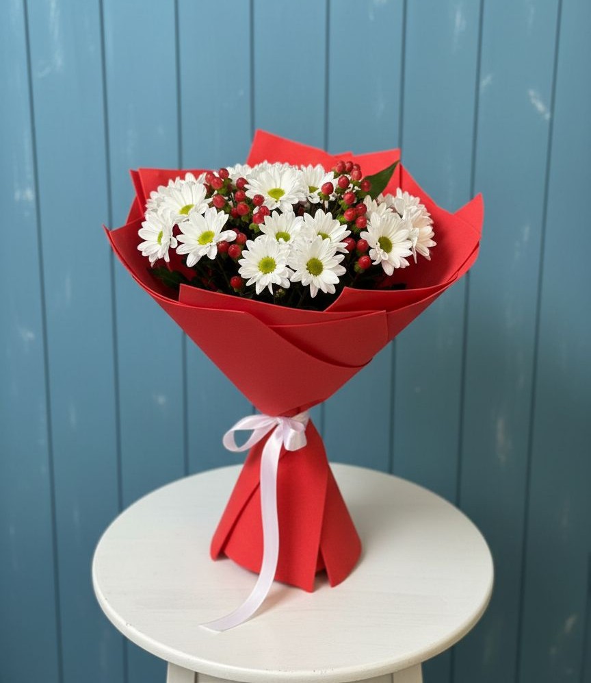 Букет цветов из: Хризантемы в Новосолдатке