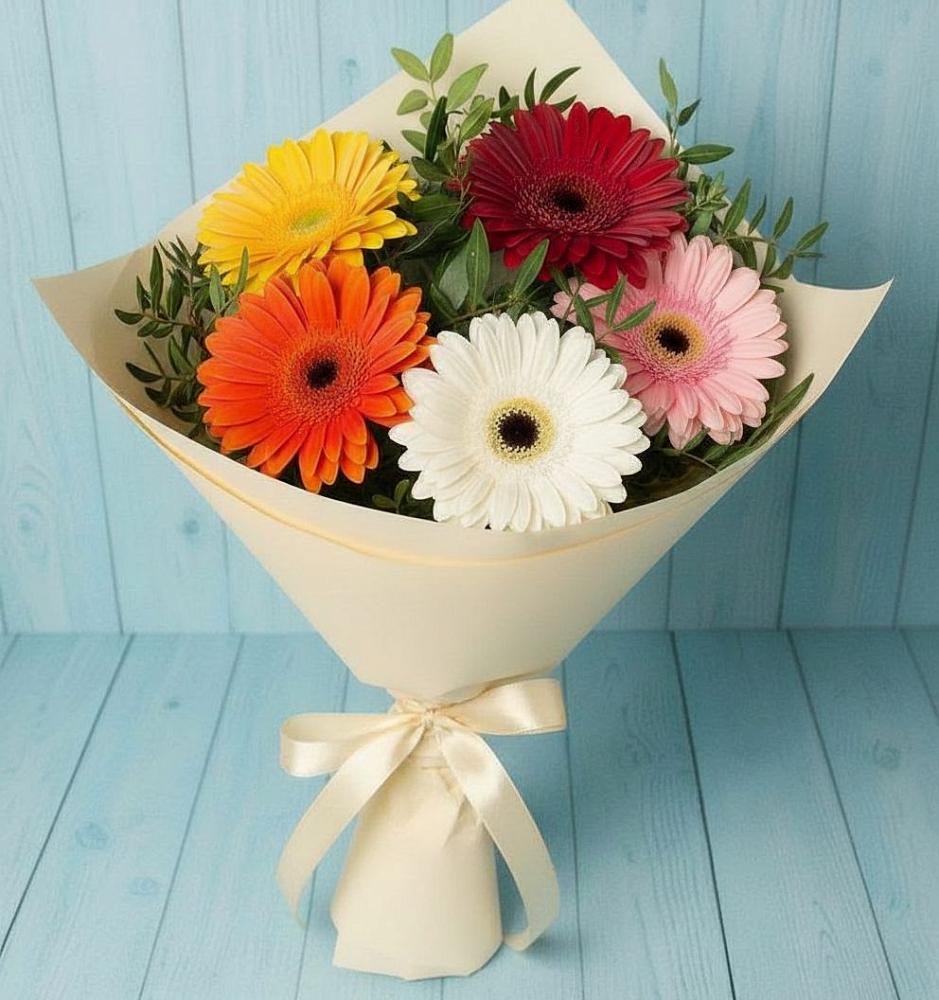 Букет цветов из: Герберы в Новосолдатке
