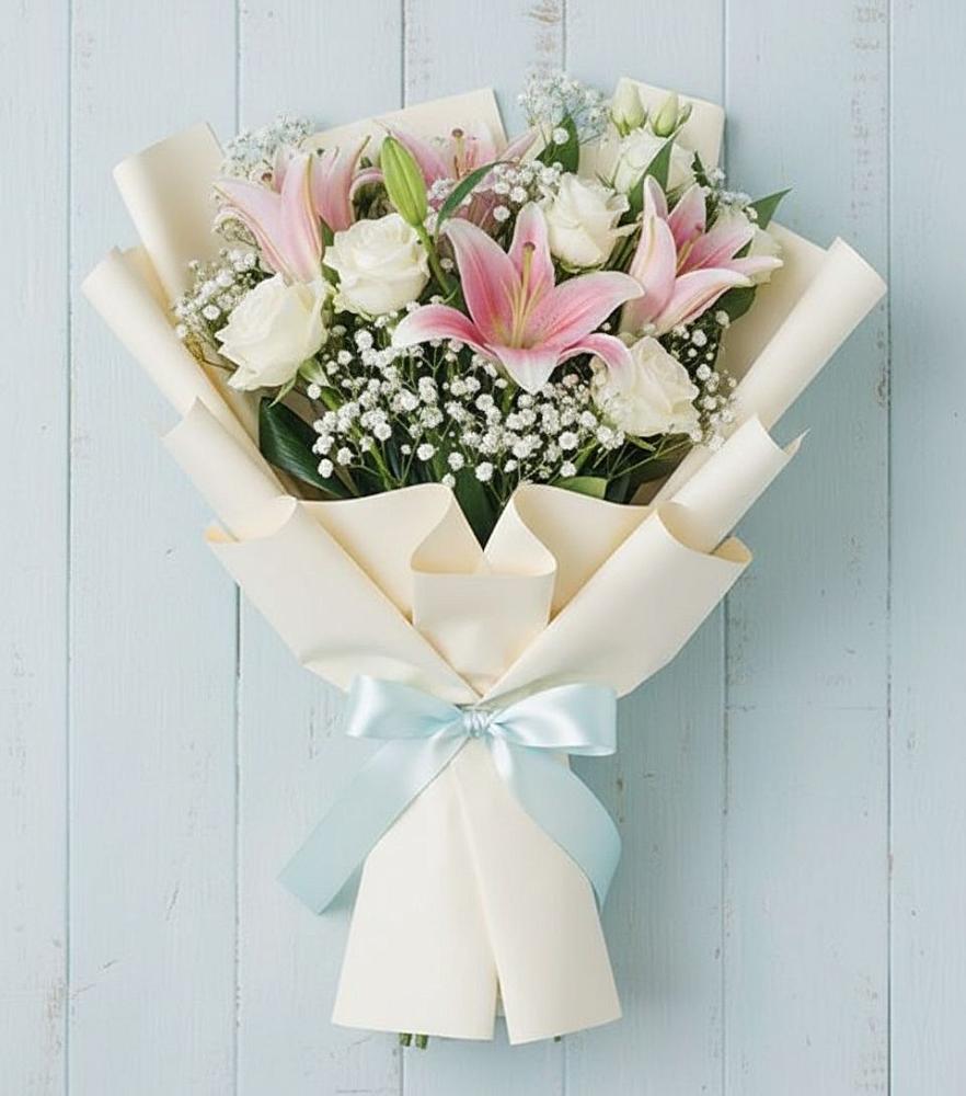 Букет цветов из: Лилии в Новосолдатке