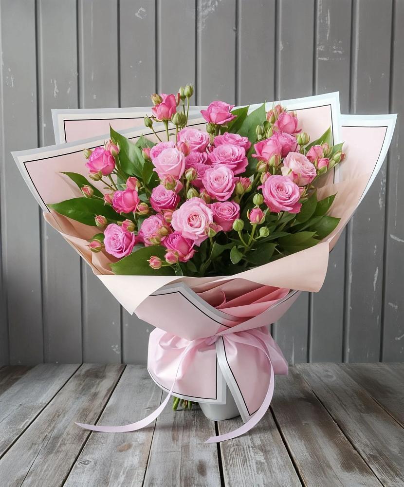 Букет Розовый кустик в Новосолдатке