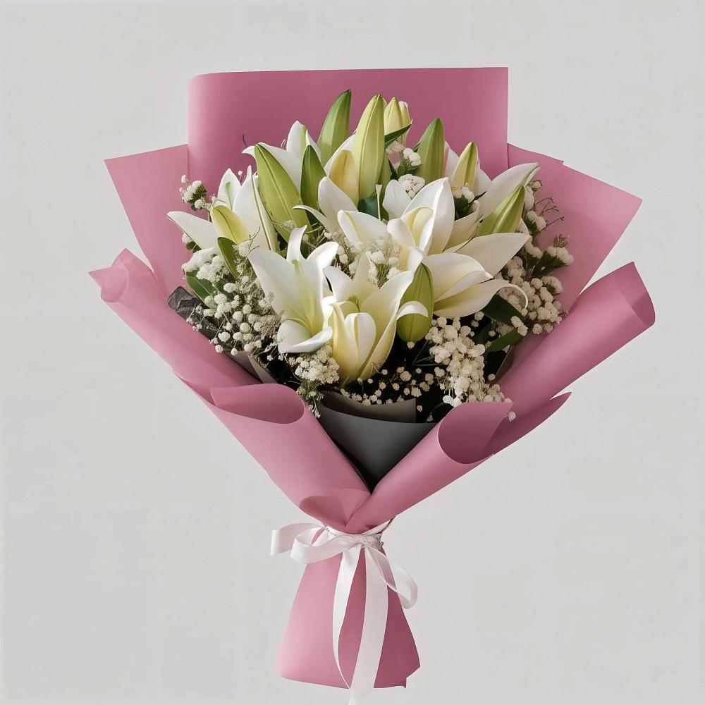 Букет цветов из: Лилии в Новосолдатке