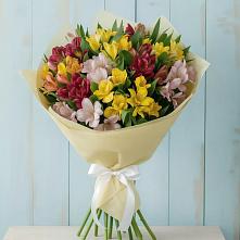 Букет цветов из:  Альстромерии #REPLACE_PRED# Новосолдатке