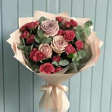 Букет цветов из:  Гвоздики и Розы в Новосолдатке