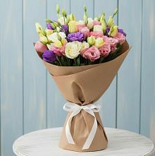 Букет цветов из:  Лизиантусы в Новосолдатке